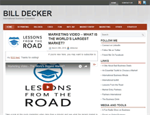 Tablet Screenshot of billdecker.com